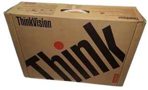 Lenovo ThinkVision 23.8” Black Monitor, (NEW) P24q-30 23.8" 63B4GAR6US✅✅ - Picture 1 of 3