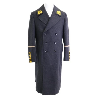 GUCCI 464454 Wool x Cashmere Paisley Lining Chesterfield coat 52R Charcoal gray - Image 1 of 4