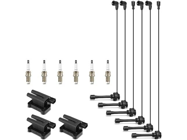 Ignition Coil Spark Plug and Wire Set For 97-04 Mitsubishi Montero Sport QB47T2 - Image 1 of 1