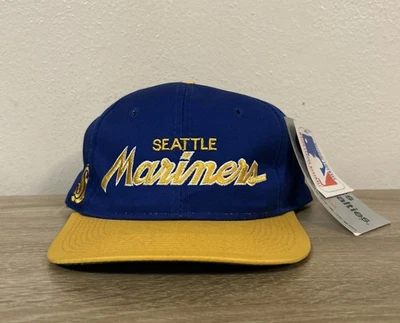 Sports Specialties Seattle Mariners Hat Script Logo Snapback Cap The Twill -New - Image 1 of 4