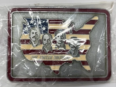 The Statler Brothers Banda Banda de Música Country Grabación Promo Música Cinturón Hebilla NUEVO Foto 1 de 4