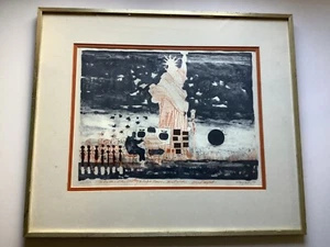 Original Signed Dong Kingman Statue Of Liberty Lithograph 1973 - Picture 1 of 17