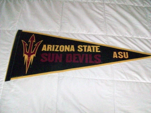 Arizona State University Sun Devils ASU felt pennant 12" x 30" Wincraft USA NICE Cover