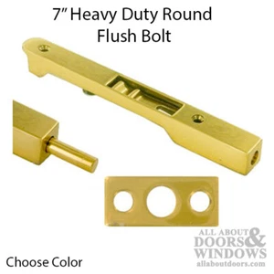 Deltana Heavy Duty Flush Bolt Solid Brass 7 Inch Heavy Duty Flush Bolt - Picture 1 of 3