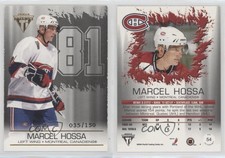 2003-04 Pacific Private Stock Titanium Hobby Jersey Number /150 Marcel Hossa #54