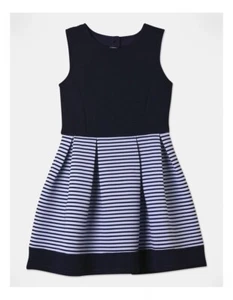 BNWT Myer Origami Stripe Dress Size 14 - Picture 1 of 6