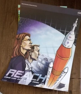 2018 SDCC EXCLUSIVE NASA REACH COMIC CON SAN DIEGO 2018 POSTER 14" X 20"  - Picture 1 of 1