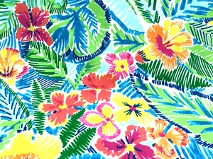 Outdoor Richloom Fabric Hawaiian Tropical Floral Pensacola by the YARD - Picture 1 of 4