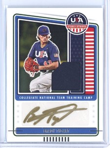 2023 BRADY TYGART PANINI USA STARS & STRIPES GOLD INK JERSEY AUTO SP!!
