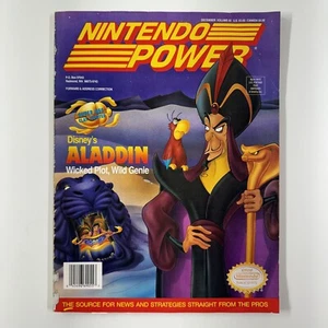 Nintendo Power Magazine Vol. 55 Disney's Aladdin With Cards Coupons & Poster - Picture 1 of 8