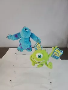 Vintage Monsters, Inc. Poseable 7” Plush Figures Sully & Mike Candy Keepers 2001 - Picture 1 of 9