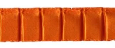 Box Pleated satin Ribbon,7/8 inch wide  select color/price per yard - Image 1 of 3