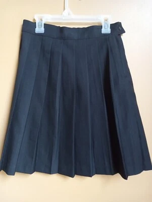French Toast Pleated Skirt Black, Size 10 - Изображение 1 из 4