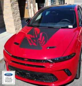 Fits 2023-2024 Dodge Hornet Hood With Hornet Stripe Vinyl Decal Graphics - Picture 1 of 10