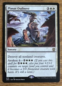 MTG Zendikar Rising Commander, Planar Outburst - Picture 1 of 1