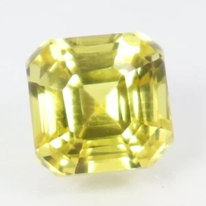 Natural Ceylon Yellow Sapphire Faceted GIE Certified 7.75 Ct Loose Gemstone 602 - Imagen 1 de 8