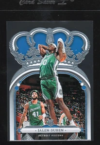 2022-23 Panini Crown Royale Jalen Duren Rookie RC #34 Detroit Kolben - Bild 1 von 2