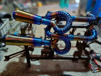 Exhaust Custom Full System 2-1 sportster 48 883 1200 - Image 1 of 3