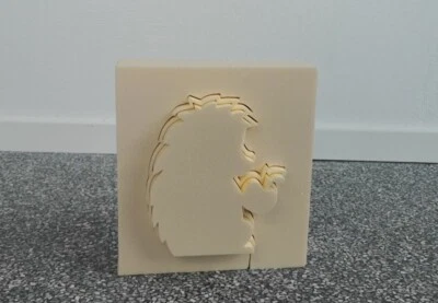 STYROART Stampo in cemento riccio bambini decorazione giardino bosco idee creative per fai da te autunno