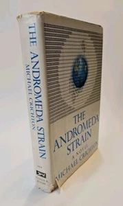 The Andromeda Strain Chrichton 1969 Hardcover Free Shipping!! - Picture 1 of 11