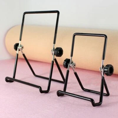 Adjustable Foldable Metal Phone Tablet iPad Stand Desktop Holder Mount Support - Image 1 of 4