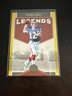 2022 Panini Legacy - Legends Yellow #111 Jim Kelly /150 - Image 1 of 3