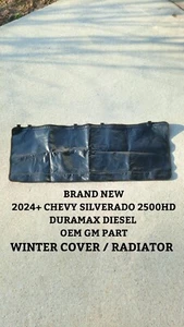 2024+ Chevrolet Silverado Duramax 2500HD Winter Grille Cover - BRAND NEW - Picture 1 of 4