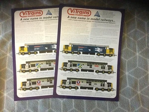 VITRAINS class 37 publicity leaflets x 2 - Picture 1 of 1