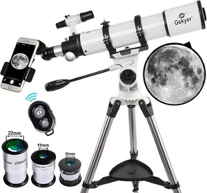 Telescope 600X90Mm AZ Astronomical Refractor Telescope for Adults Astronomy - Picture 1 of 2