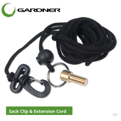 Cordón de extensión y clip de saco de aparejo Gardner - carpa barra tenche pesca gruesa Foto 1 de 2
