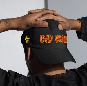 Bad Brains Bordado Amenaza Menor Fugazi Hardcore Bandera Negra Carne Gorra Sombrero - Imagen 1 de 20