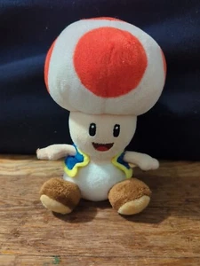Nintendo Super Mario Brothers Bros Toad Plush Figure Stuffed Mushroom Toy Gift - Picture 1 of 11