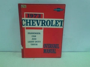 Chevrolet 1973 revisión manuales camiones ligeros Camaro Corvette  - Imagen 1 de 9