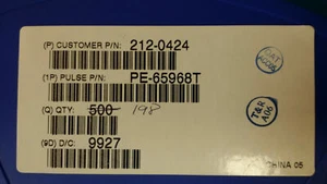 (5 PCS) PE-65968T PULSE Telecom Transformer 1:2CT 6Term. Gull Wing SMD - Picture 1 of 2