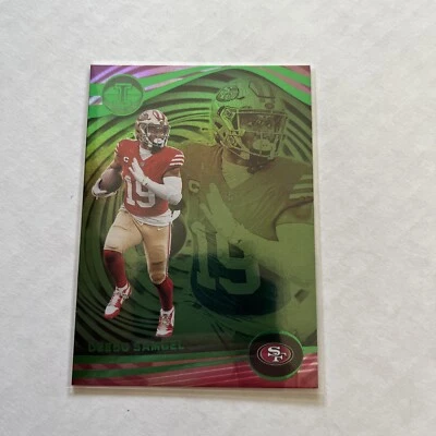 2023 Panini Illusions Deebo Samuel Emerald Parallel - Image 1 of 2