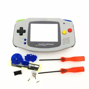 Funda Carcasa Modelo SFC SNES Gris para Nintendo Game Boy Advance GBA - Imagen 1 de 7