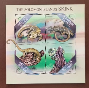Isla Salomón 2013/Reptiles - Skink/4 V como nuevo - Imagen 1 de 1