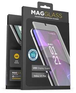For Samsung Galaxy S21 Plus Tempered Glass Screen Protector, w/ Fingerprint - Picture 1 of 6