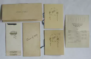 6 HARRINGTON High School Maine 1906-1923 Graduation Commencement Programs ME - Picture 1 of 8