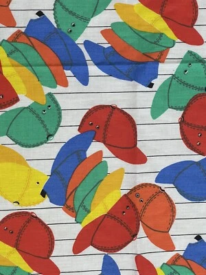Vtg Leon B Rosenblatt Hat Fabric 44 x 12 Ball Cap - Image 1 of 4