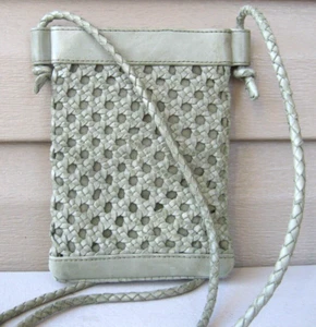 Hobo International Crossbody Mini Sage Leather Excellent - Picture 1 of 6