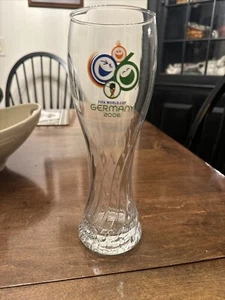 FIFA Soccer World Cup 2006 Germany Beer Glass Stein 9 3/8" Tall - Picture 1 of 5