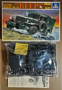 ITALERI 237 - 3/4 TON DODGE WC 51 "BEEP" - 1/35 PLASTIC KIT - Foto 1 di 1