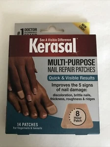 Neu Kerasal Mehrzweck Nagel Reparatur Pflaster - 14 Stück pro Stück - 8 Stunden Pflaster - Bild 1 von 4