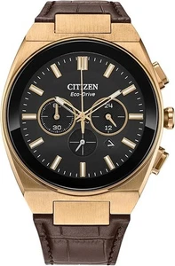 Citizen Herren Eco-Drive Modern Axiom Uhr, Edelstahlgehäuse, Chronograph - Bild 1 von 3