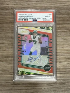 2024 Panini Absolute Braelon Allen Orange Spectrum Rookie Auto 60/75 #190 - Picture 1 of 2