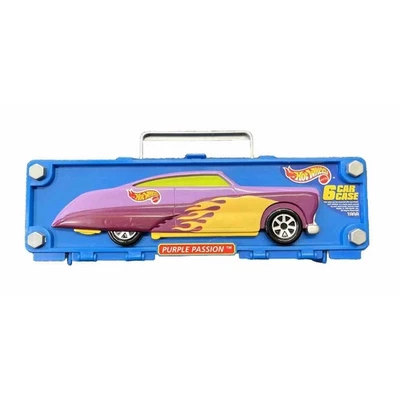 Hot Wheels 1998 фиолетовый Passion пустой 6 автомобильный чехол для переноски ручка - Изображение 1 из 3