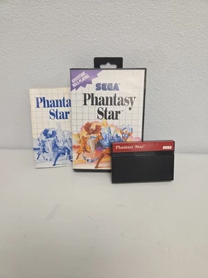 Phantasy Star - Sega Master System - CIB with Manual Tested and Working - Image 1 of 4