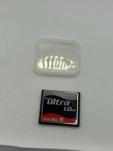SanDisk Ultra II 1GB CF Compact Flash Memory Card - Picture 1 of 2