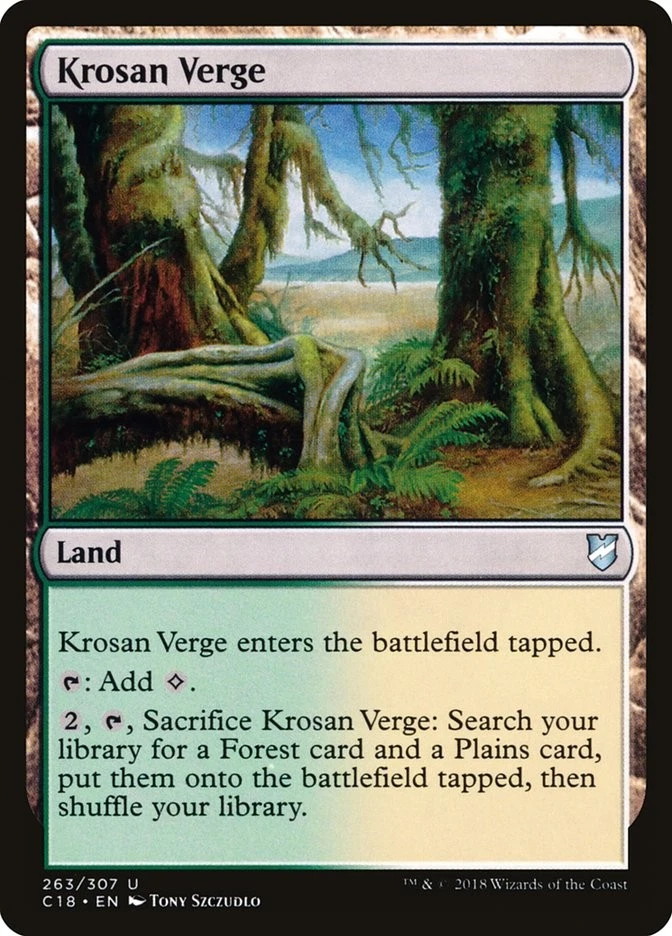 Krosan Verge [Commander 2018] (C18 263) Near Mint - Image 1 of 1